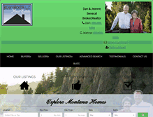 Tablet Screenshot of montanalandhomes.com